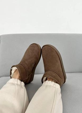 Ugg ultra mini brown5 фото