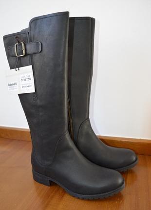 Кожаные водонепроницаемые сапоги timberland banfield waterproof riding boot, размер 7,5 us3 фото