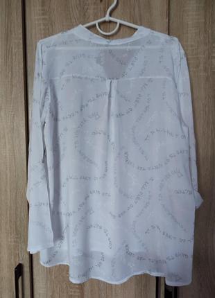 Итальянская легкая натупающая рубашка блуща блесна рубашка размер 46-48-504 фото