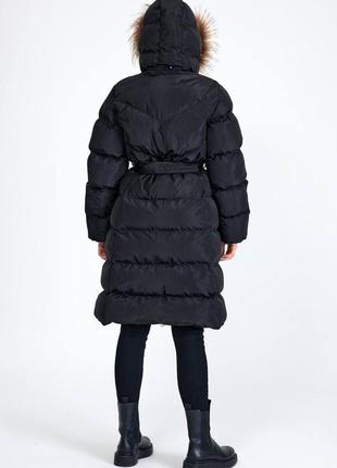 Пуховик с натуральным мехом енота moncler10 фото