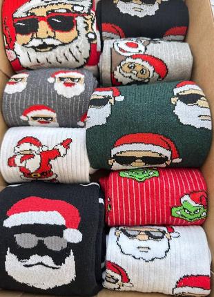 Різдвяний набір з 9 пар шкарпеток | теплі та демісезонний бокс шкарпеток5 фото
