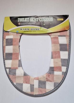 Чехол на унитаз на липучках накладка