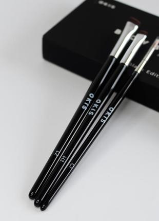 Набір пензлів brow brush set okis brow limited edition3 фото