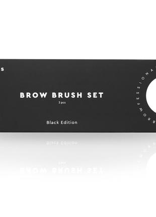 Набір пензлів brow brush set okis brow limited edition6 фото