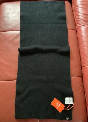 Стильный чёрный шарф superdry7 фото