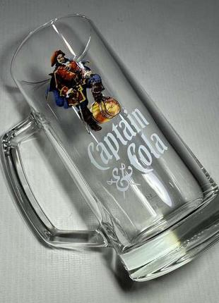 Бокал captain morgan & cola, germany, 0,3 л, как новый!