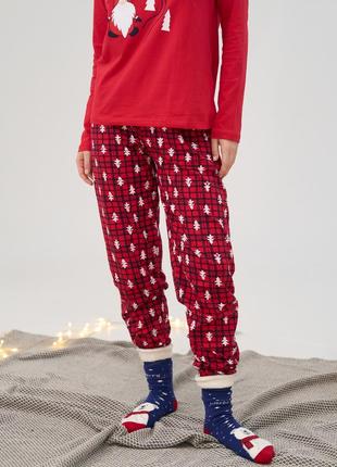 Жіноча бавовняна піжама merry christmas nicoletta туреччина, хлопковая женская пижама6 фото
