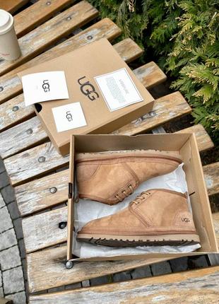 Угги ugg neumel chestnut suede1 фото