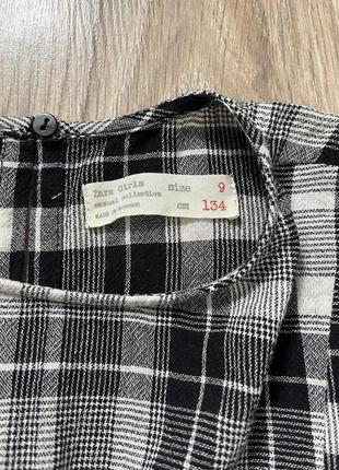 Сукня дитяча zara у клітинку 3