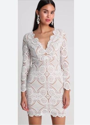 🔥шикарное платье, эффектное ажурное платье цвета лаванда р хс