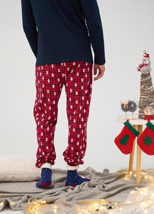 Мужская хлопковая пижама merry christmas tom john туречевая6 фото