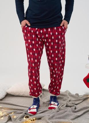 Мужская хлопковая пижама merry christmas tom john туречевая7 фото