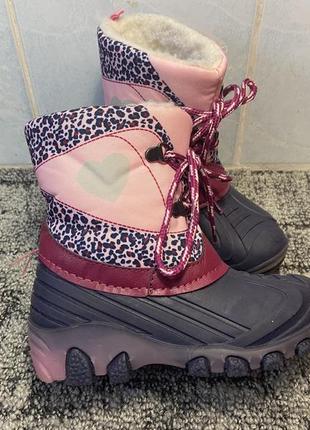 Зимние ботинки с подсветкой 27р5 фото