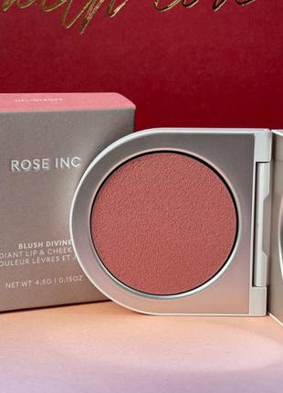 Кремові рум’яна rose inc blush divine radiant lip & cheek color у відтінку heliotrope2 фото