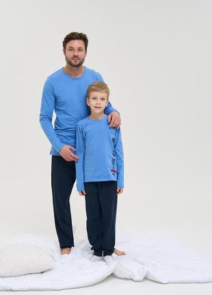 Пижама на мальчика со штанами размеры 8-9, 10-11, 12-13, 14-15