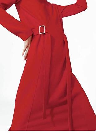 Стильное красное платье от zara