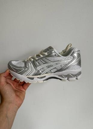 Кросівки asics  gel-kayano 14 white2 фото