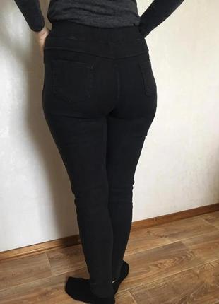 Женские джинсы на меху, р 52-563 фото