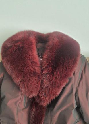 Длинная зимняя куртка, пальто, пуховик с мехом10 фото