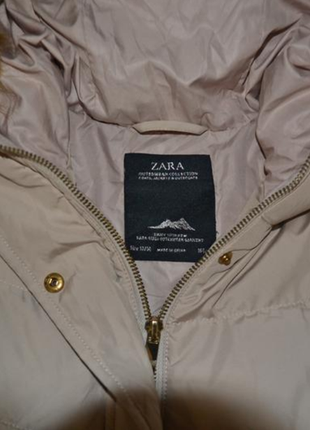 Пуховик zara 34/xs, 36/s8 фото