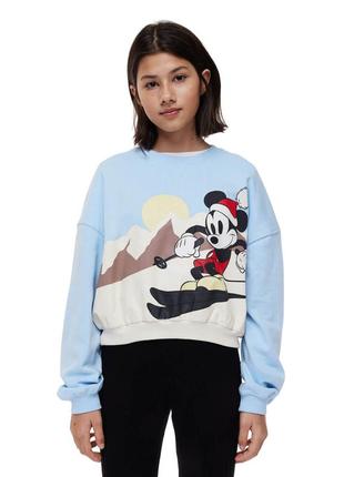 Світшот h&m mickey mouse oversized printed, 8-10 років2 фото