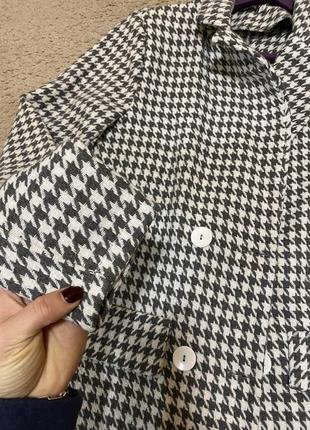 Пиджак в гусиную лапку размер с2 фото