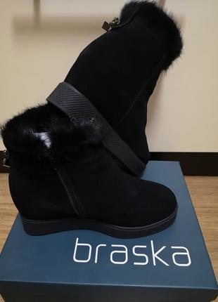 Зимние ботинки ботильоны braska