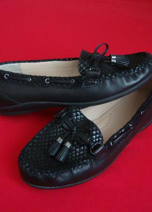 Балетки лоферы m&s footglove натур кожа 37 размер