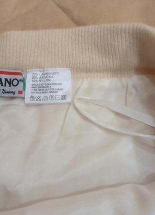 Роскошная вязаная шерстяная юбочка класса люкс от via milano. италия.3 фото
