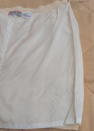 Роскошная вязаная шерстяная юбочка класса люкс от via milano. италия.5 фото