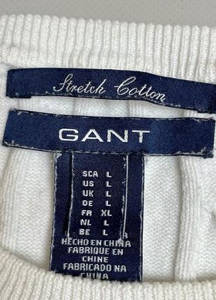 Свитер gant оригинал/джемпер gant /кофта gant/свитер в косы gant/лонгслив gant/пуловер gant2 фото