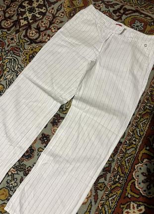 Білі штани в смужку h&m4 фото