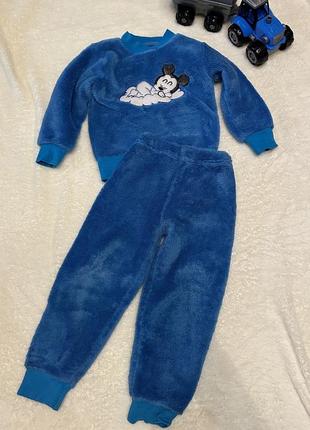 Детская пижама махровая теплая2 фото