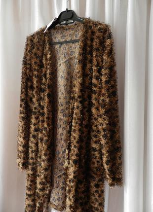 Кардиган травка принт лео леопард 2