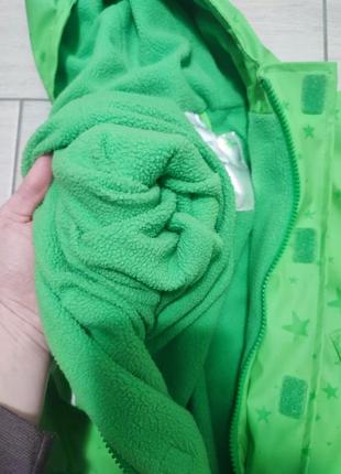 Куртка детская утепленная флисом водонепроницаемая4 фото
