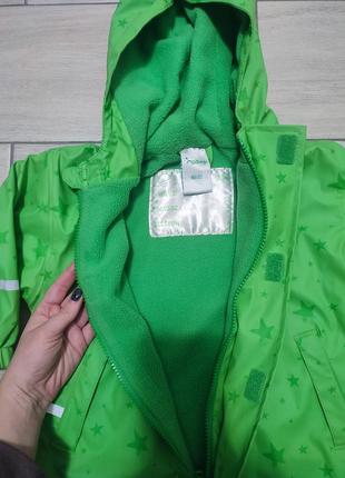 Куртка детская утепленная флисом водонепроницаемая3 фото