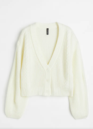 Молочний кардиган h&m 3