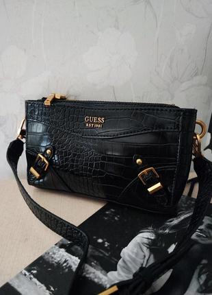 Сумка кроссбоди гесс guess didi black оригинал