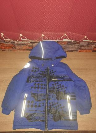 Куртка lenne со светоотражателем на рост 98 см1 фото