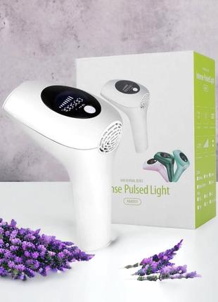 Фотоэпилятор intense pulsed light ipl с дисплеем (белый)