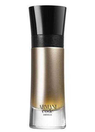 Чоловічі парфуми giorgio armani code absolu (тестер) 110 ml.