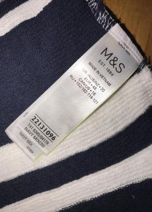 Marks &amp; Spencer-махровая хлопковая футболка! р.-20! батал3 фото