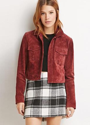 Распродажа, скидка, forever 21 замшевый жакет, оригинальная одежда из сша