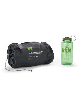 Самонадувний килимок therm-a-rest trail pro (regular wide)5 фото