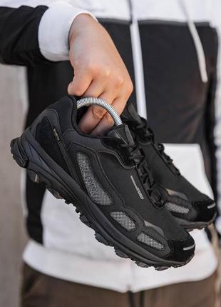 Водостойкие мужские кроссовки адидас - 10❄️, adidas shadowturf gore-tex. черные с серым.