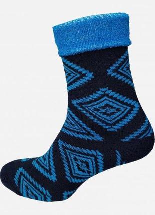 Набор носков лана орнамент махра 36-40 10 пар синий/черный2 фото