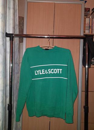 Оригінальний світшот бренду lyle & scott.
