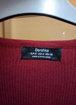 Платье bershka бордо новое8 фото