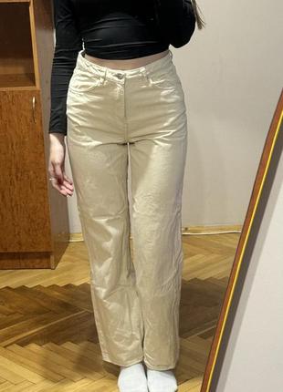 Джинсы широкие, прямые