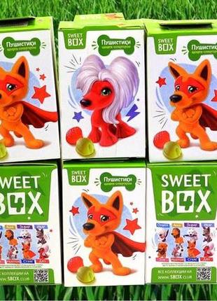 Пушистики щенята супергерои щенки свитбокс sweet box игрушка и жевательный мармелад с натуральным соком3 фото